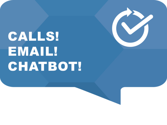 Calls, Email, Chatbot